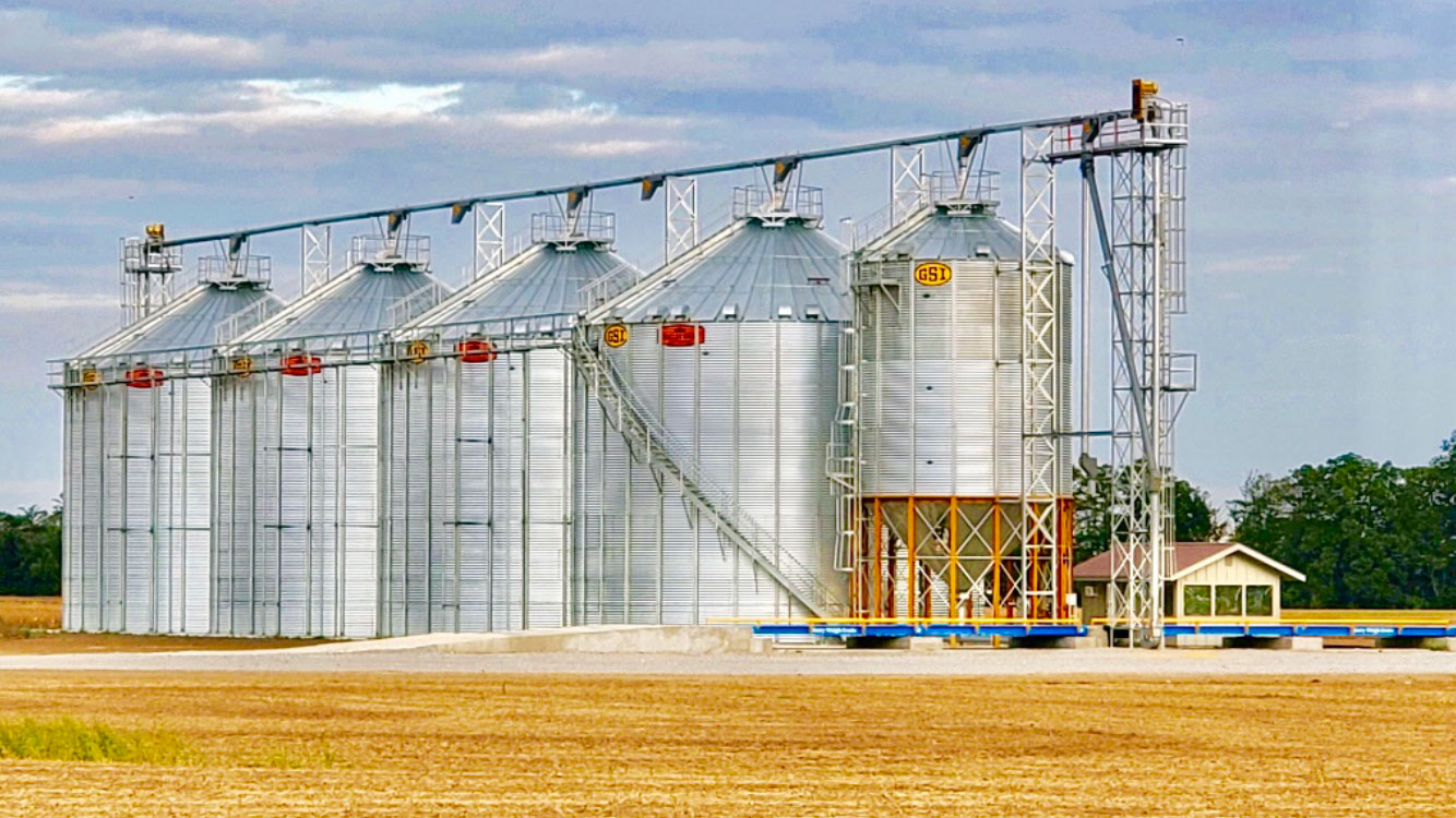 Grain System with loop, gsi grain bin dealers