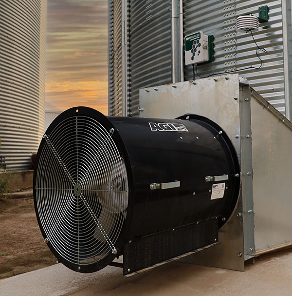 AGI Fans, heaters and BinManager grain systems