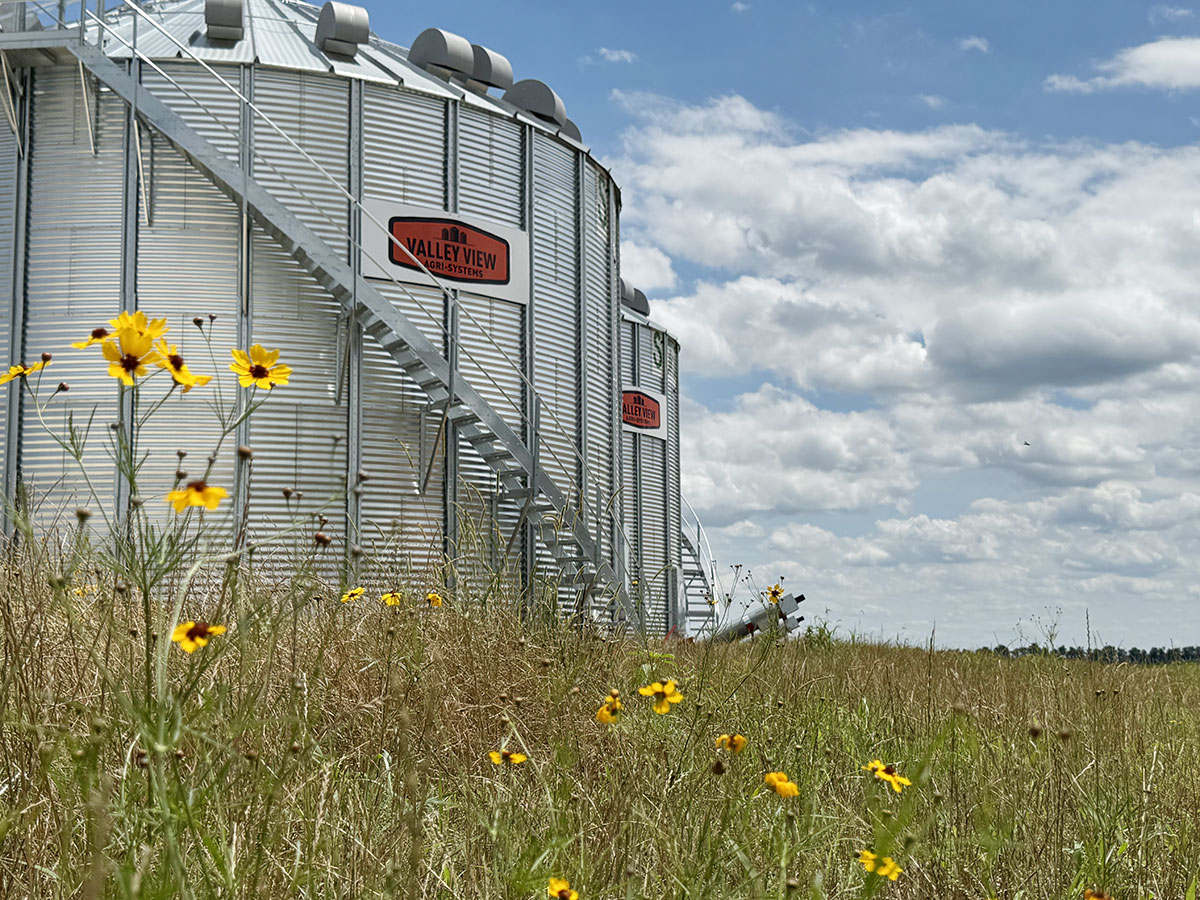 Corning Arkansas New Grain Bins by VVA